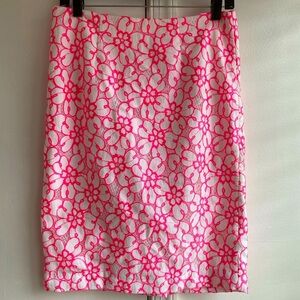Lilly Pulitzer  Hyacinth Fiesta Pink Skirt size 6